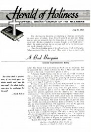 Title Page of Herald of Holiness - July 18, 1956