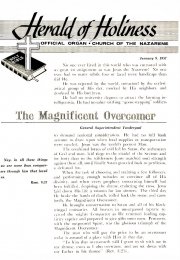 Title Page of Herald of Holiness - January 9, 1957