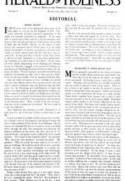 Title Page of Herald of Holiness - July 23, 1913