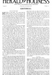 Title Page of Herald of Holiness - October 8, 1913