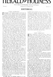 Title Page of Herald of Holiness - October 15, 1913
