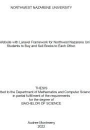 Thesis cover