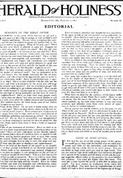 Title Page of Herald of Holiness - January 7, 1914