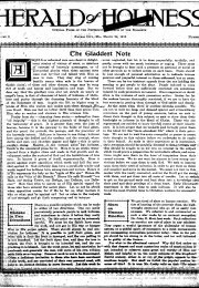 Title Page of Herald of Holiness - March 17, 1915