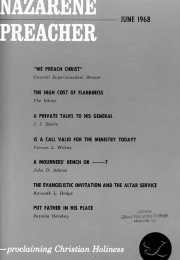 Title Page of Nazarene Preacher