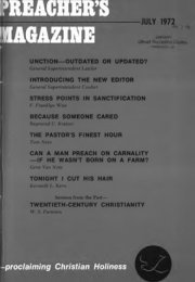 Title Page of Nazarene Preacher
