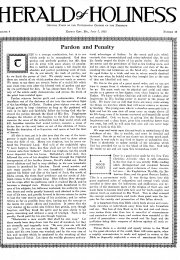 Title Page of Herald of Holiness - July 7, 1915