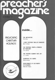 Title Page of Preacher's Magazine