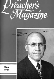 Title Page of Preacher's Magazine Photo of Halder Lillenas