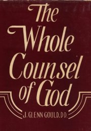 Image of book cover The Whole Counsel of God