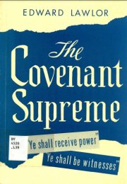 Image of Book Cover The Covenant Supreme