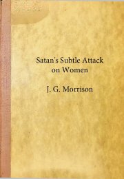 Image of Book Cover Satan's Subtle Attack on Women