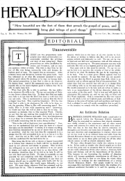 Title Page of Herald of Holiness - October 31, 1917