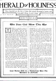 Title Page of Herald of Holiness - November 7, 1917