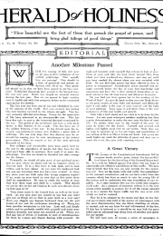 Title Page of Herald of Holiness - January 9, 1918