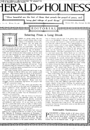 Title Page of Herald of Holiness - January 16, 1918