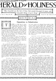 Title Page of Herald of Holiness - February 27, 1918