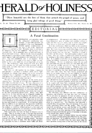 Title Page of Herald of Holiness - March 20, 1918