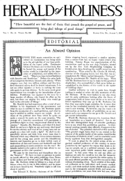 Title Page of Herald of Holiness - August 7, 1918