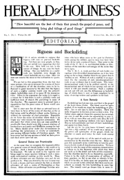 Title Page of Herald of Holiness - May 7, 1919