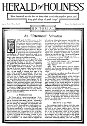 Title Page of Herald of Holiness - May 14, 1919