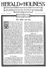 Title Page of Herald of Holiness - May 21, 1919