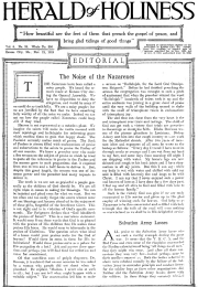 Title Page of Herald of Holiness - November 12, 1919