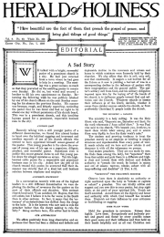 Title Page of Herald of Holiness - January 7, 1920