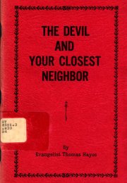 Cover Image Book Title The Devil and Your Closest Neighbor