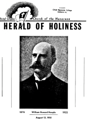 Title Page of Herald of Holiness - August 13, 1951