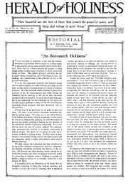 Title Page of Herald of Holiness - July 20, 1921