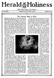 Front page of Herald of Holiness - April 16, 1924