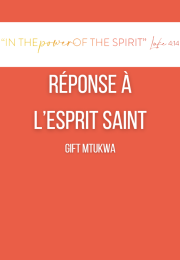 RÉPONSE À L’ARTICLE: DANS LA PUISSANCE DE L’ESPRIT: L’ESPRIT SAINT Mtukwa