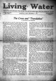 Living Water, September 10, 1914