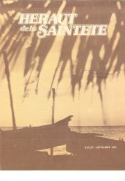 HÉRAUT DE LA SAINTETÉ - Juillet-Septembre de 1982
