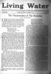 Living Water, October 25, 1917