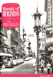 Herald of Holiness - August 1, 1962