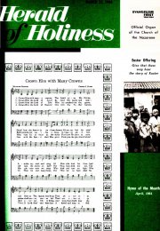 Herald of Holiness - March 25, 1964