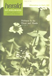 Herald of Holiness - August 16, 1967