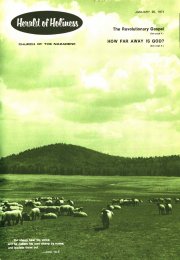 Herald of Holiness - January 20, 1971