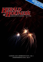 Herald of Holiness - July 1, 1982