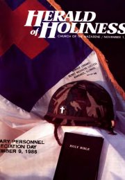 Herald of Holiness - November 1, 1986