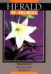 Herald of Holiness - March 15, 1988