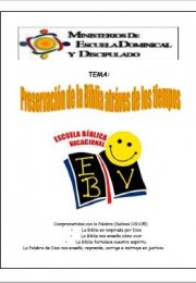 Preservación de la Biblia atráves de los tiempos