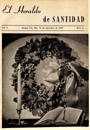 El Heraldo de Santidad, 15 de Diciembre 1947, Vol 2 N°6