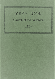 Year Book of the Church of the Nazarene, 1923