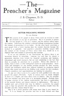 Cover of Preacher's Magazine