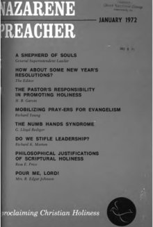 Title Page of Nazarene Preacher