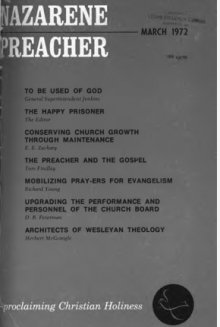 Title Page of Nazarene Preacher