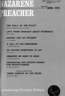 Title Page of Nazarene Preacher